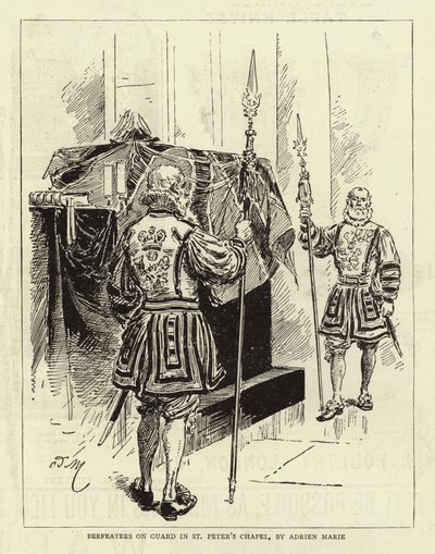 Beefeaters on Guard in St Peter
